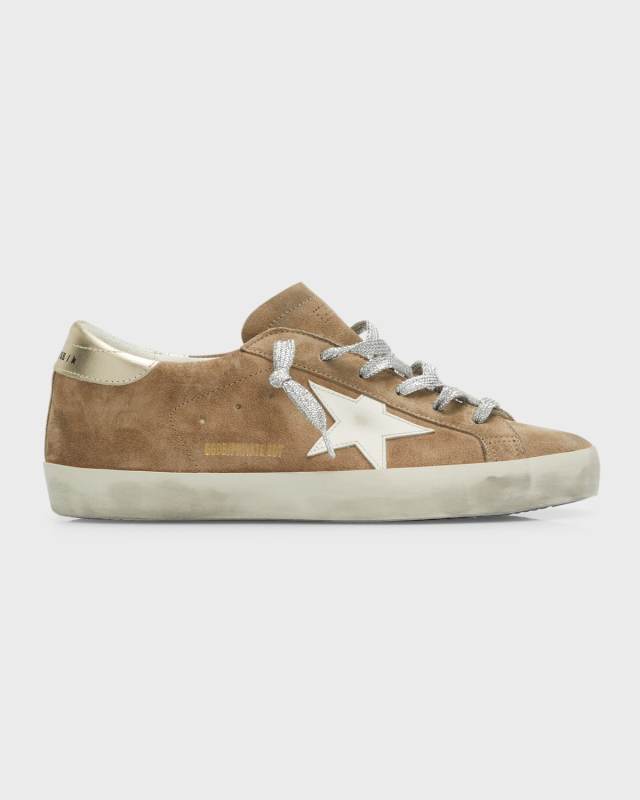 Superstar Mixed Leather Low-Top Sneakers